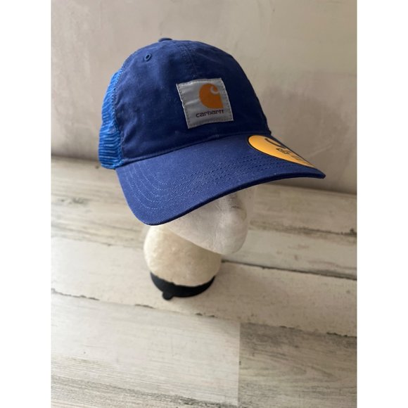 Carhartt Force blue adjustable mesh-back ball cap NWT - Picture 1 of 5